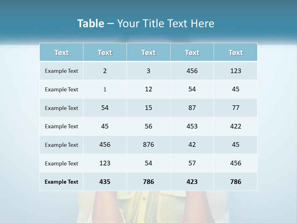 Pensioner Sand Wellness PowerPoint Template