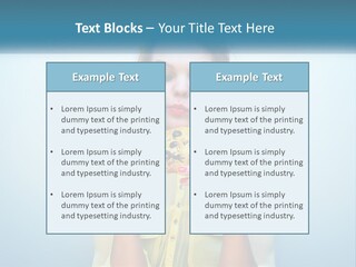 Pensioner Sand Wellness PowerPoint Template