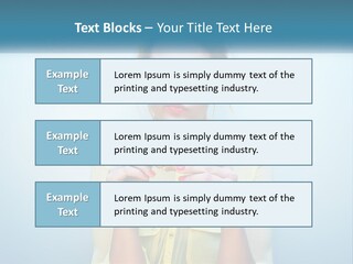 Pensioner Sand Wellness PowerPoint Template