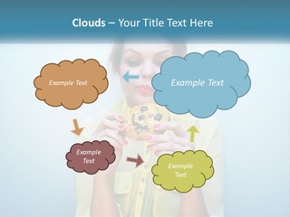 Pensioner Sand Wellness PowerPoint Template