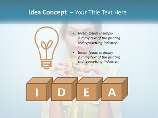 Pensioner Sand Wellness PowerPoint Template