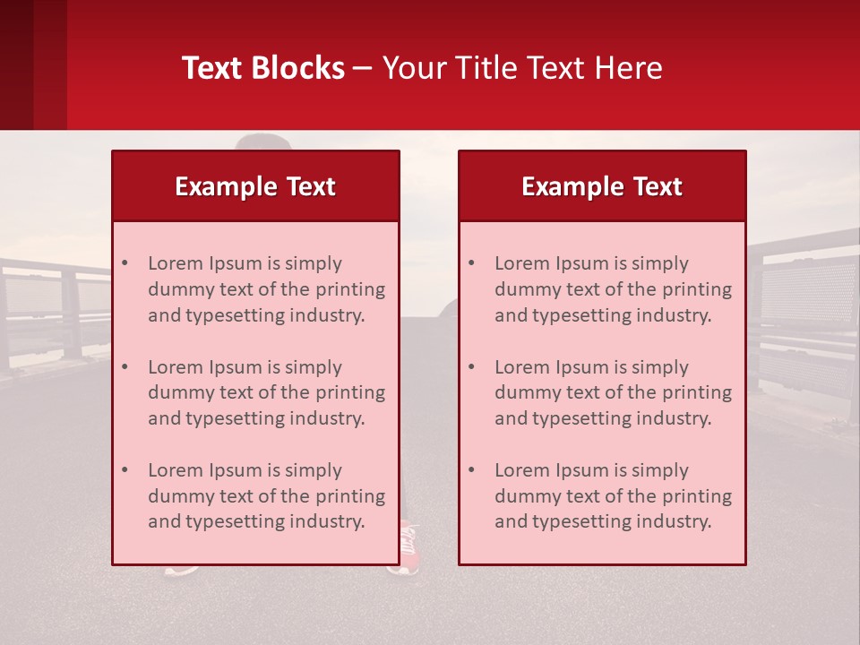 Life Sunset Family PowerPoint Template