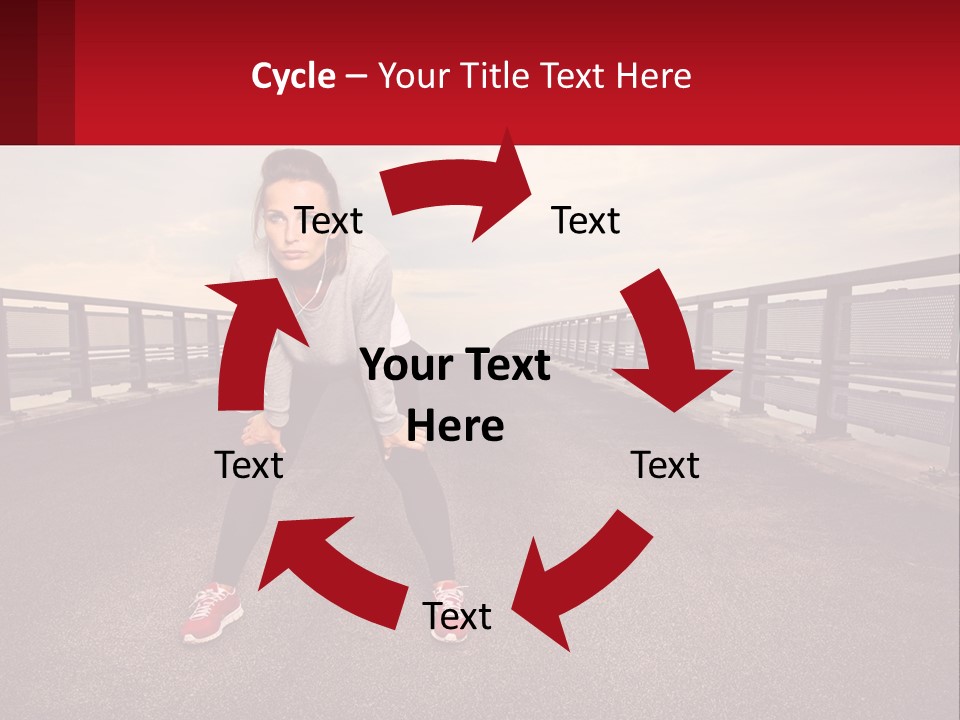 Life Sunset Family PowerPoint Template