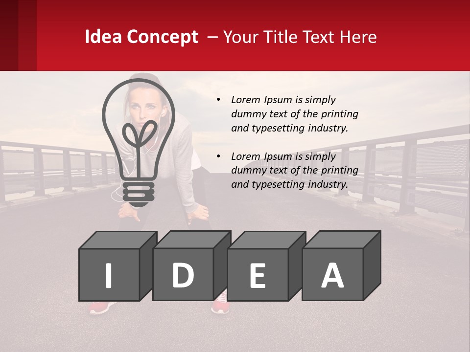 Life Sunset Family PowerPoint Template