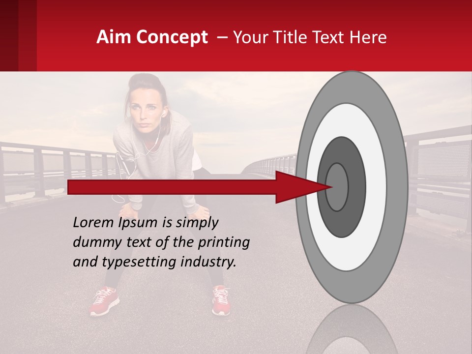 Life Sunset Family PowerPoint Template