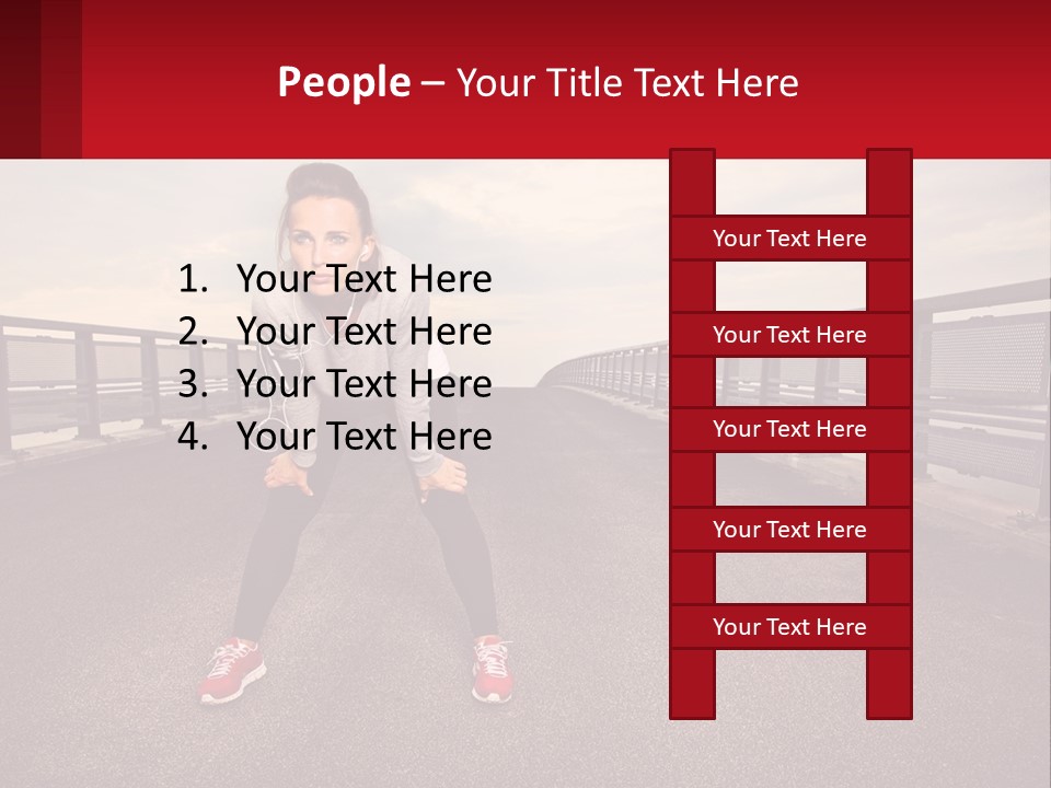 Life Sunset Family PowerPoint Template