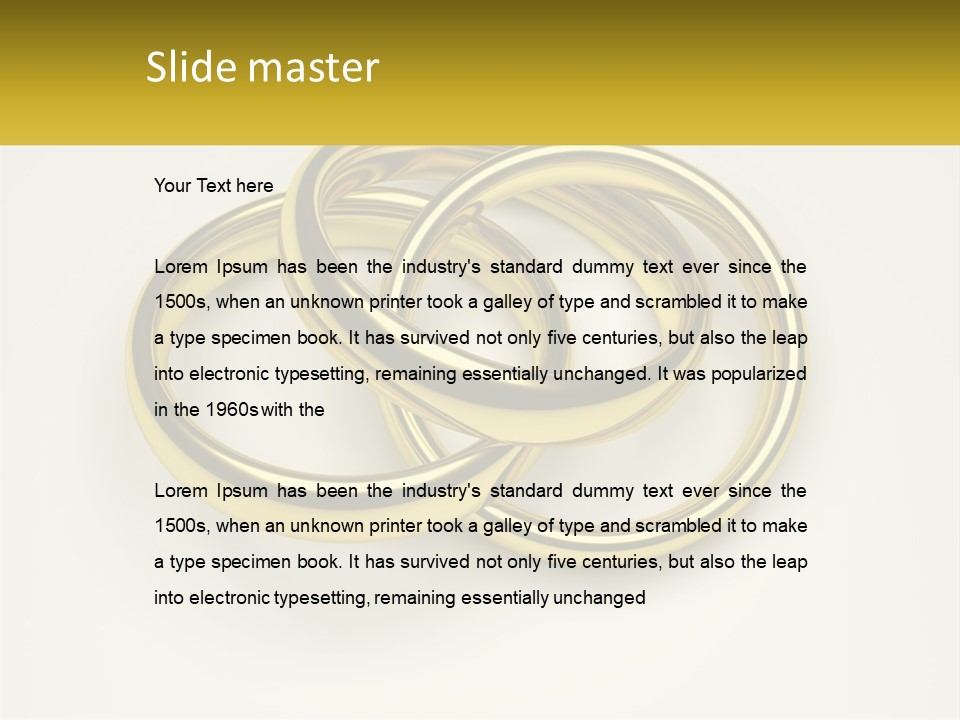 Water Family Sand PowerPoint Template