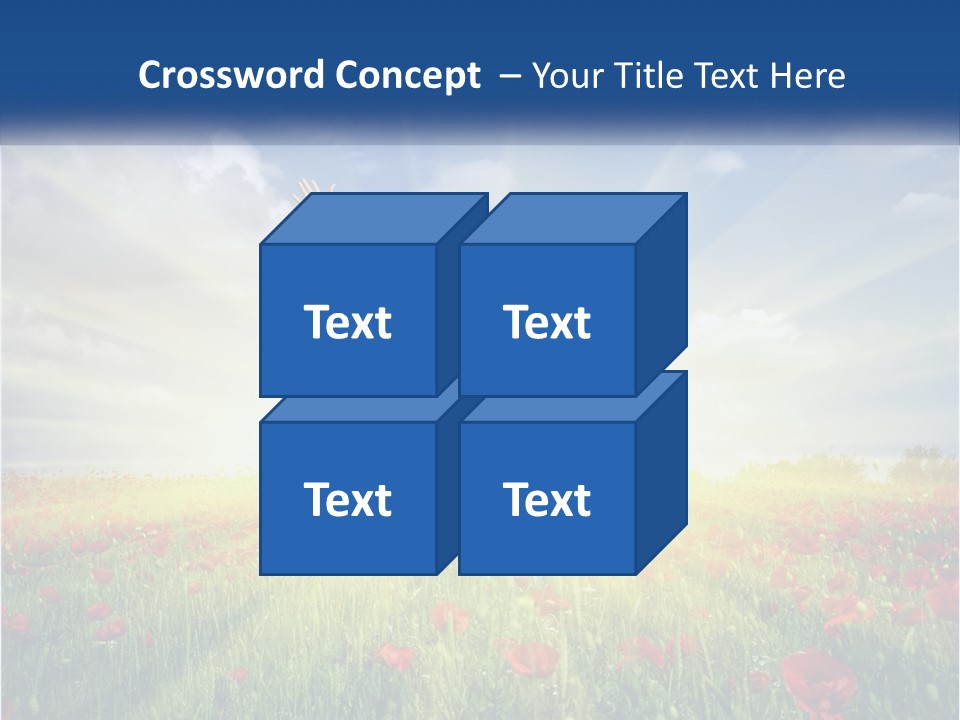 White Single Senior PowerPoint Template