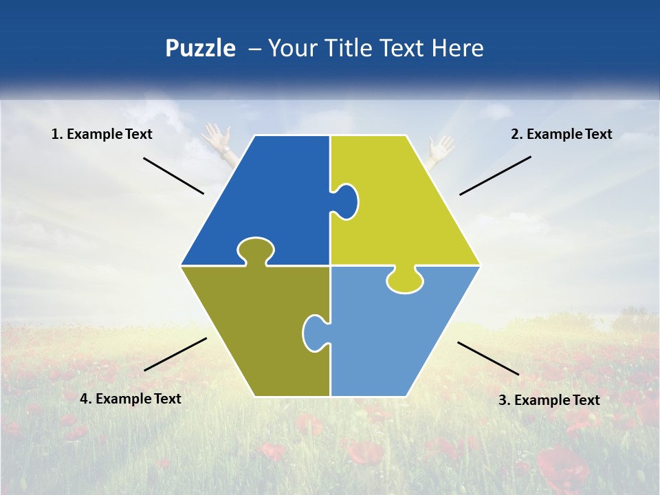 White Single Senior PowerPoint Template