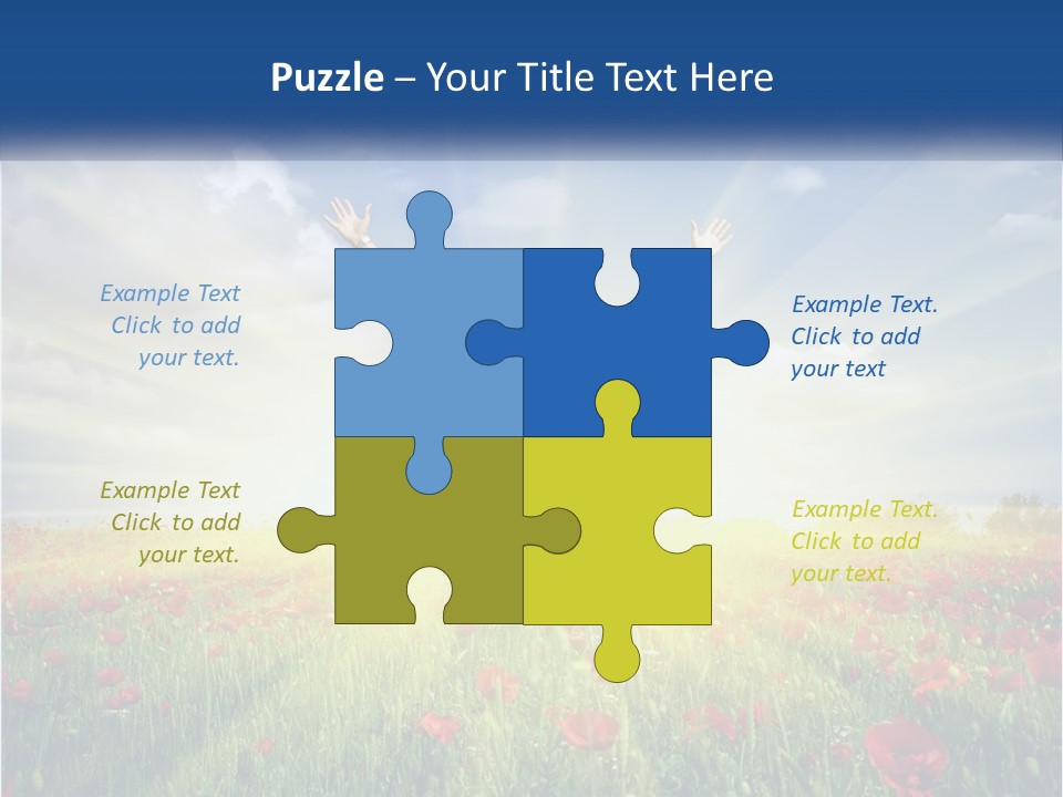 White Single Senior PowerPoint Template