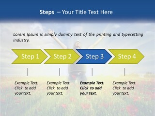 White Single Senior PowerPoint Template
