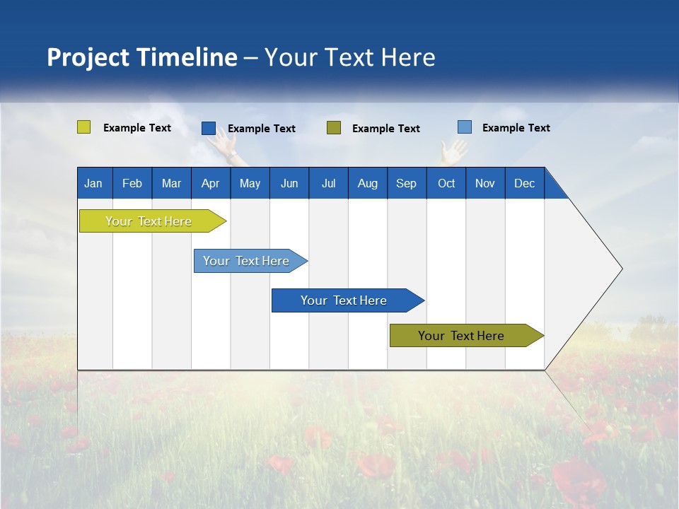 White Single Senior PowerPoint Template