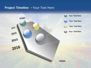 White Single Senior PowerPoint Template