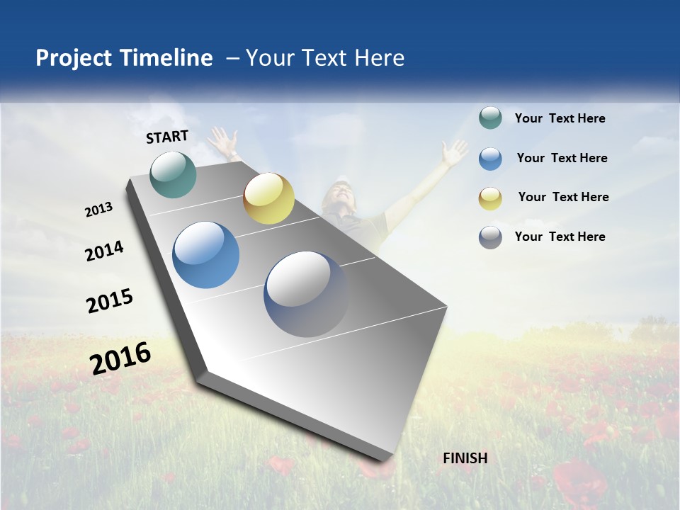 White Single Senior PowerPoint Template