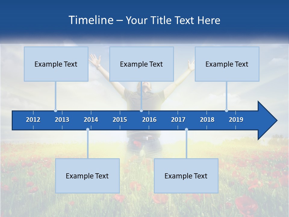 White Single Senior PowerPoint Template