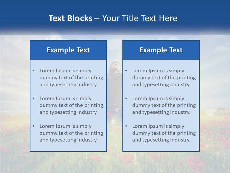 White Single Senior PowerPoint Template