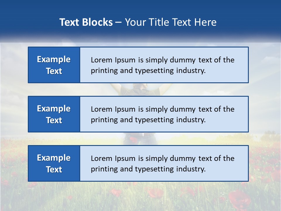 White Single Senior PowerPoint Template