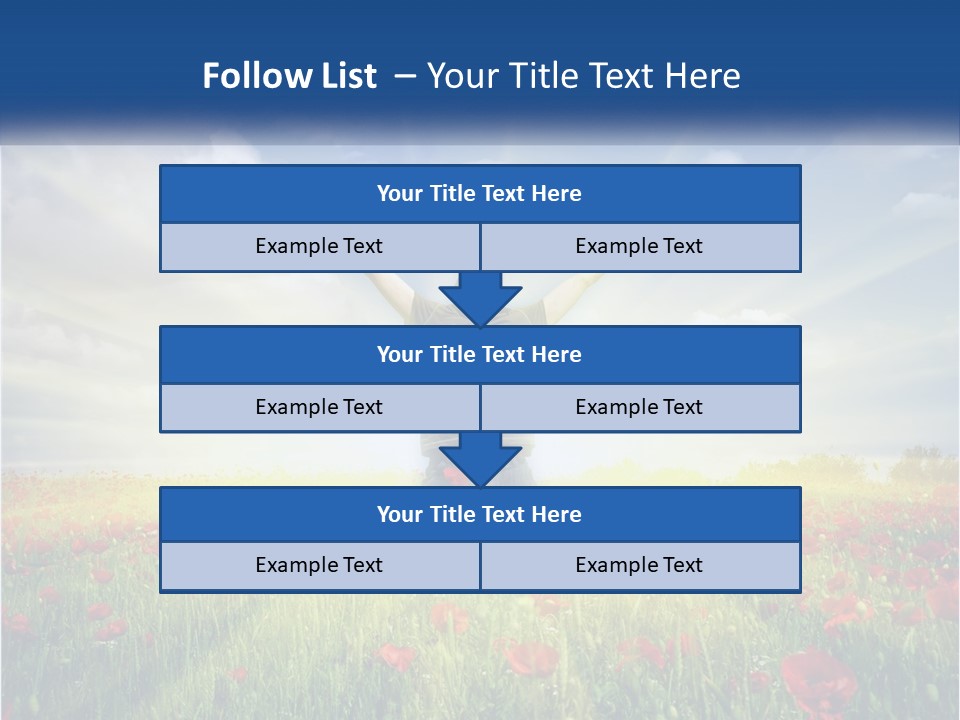 White Single Senior PowerPoint Template