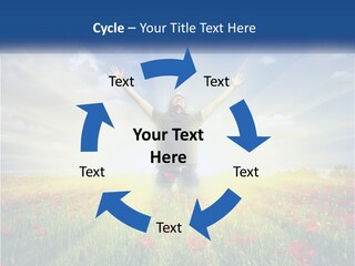 White Single Senior PowerPoint Template