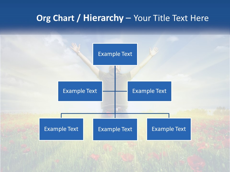 White Single Senior PowerPoint Template