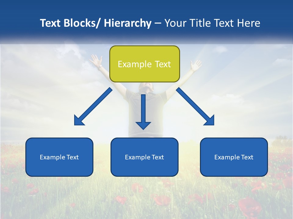White Single Senior PowerPoint Template