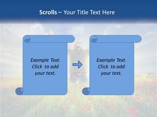 White Single Senior PowerPoint Template