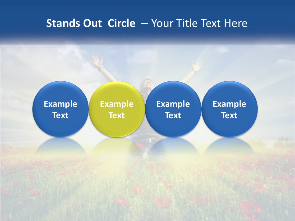 White Single Senior PowerPoint Template