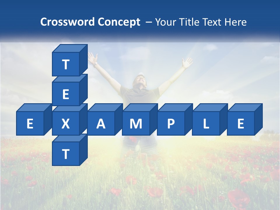 White Single Senior PowerPoint Template