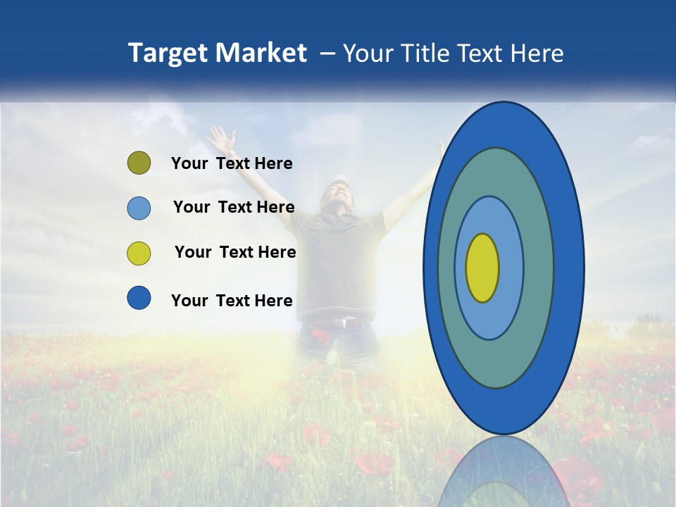 White Single Senior PowerPoint Template