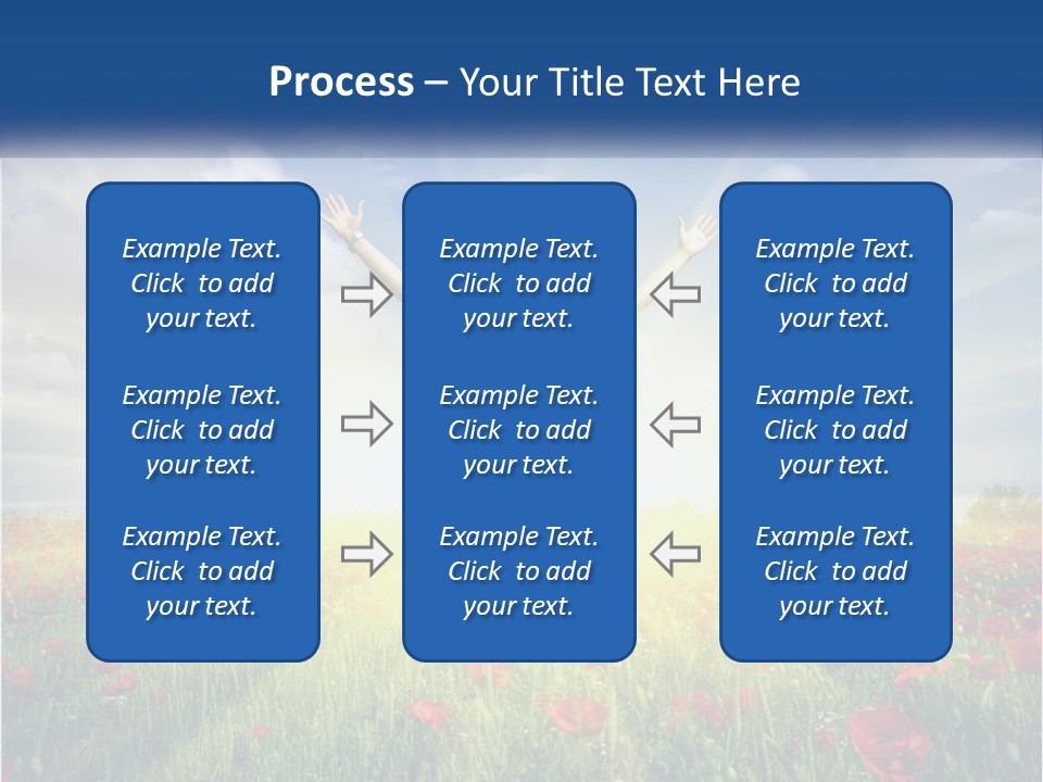 White Single Senior PowerPoint Template