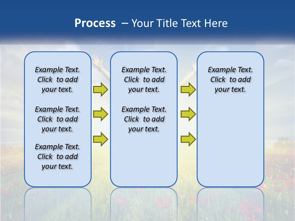 White Single Senior PowerPoint Template