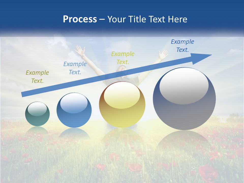 White Single Senior PowerPoint Template