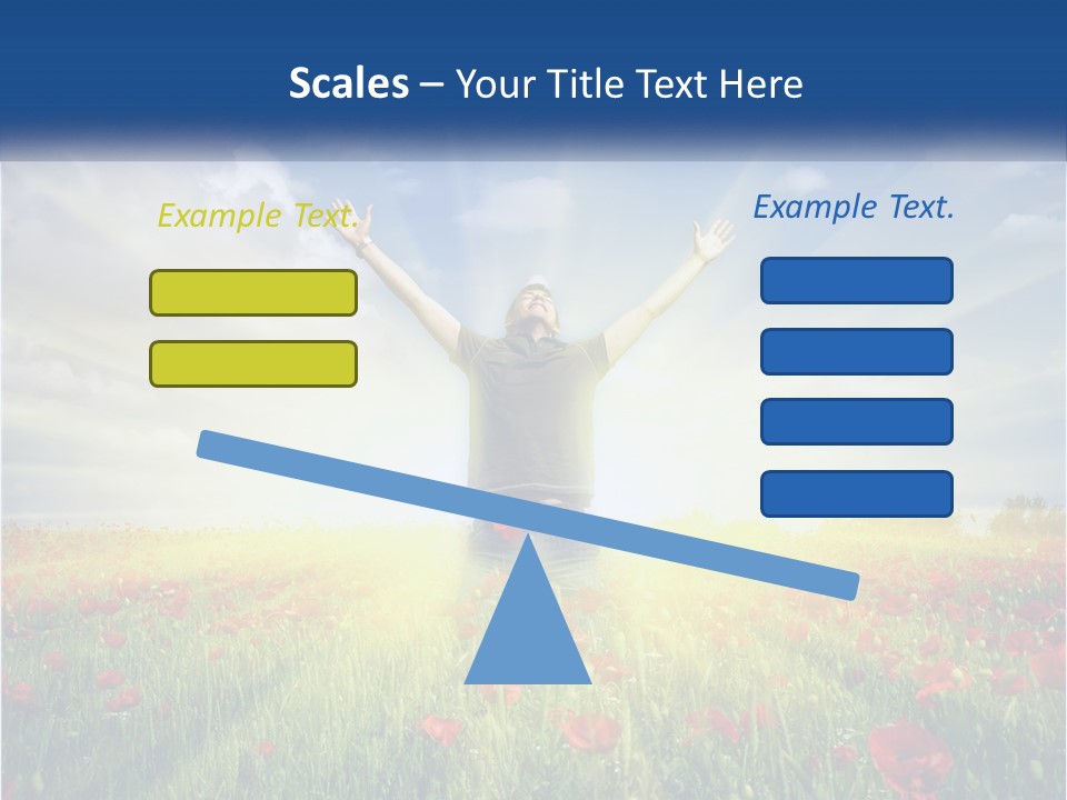 White Single Senior PowerPoint Template