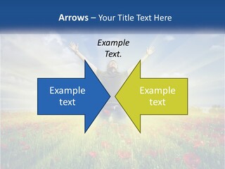 White Single Senior PowerPoint Template