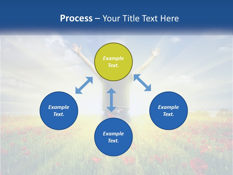 White Single Senior PowerPoint Template