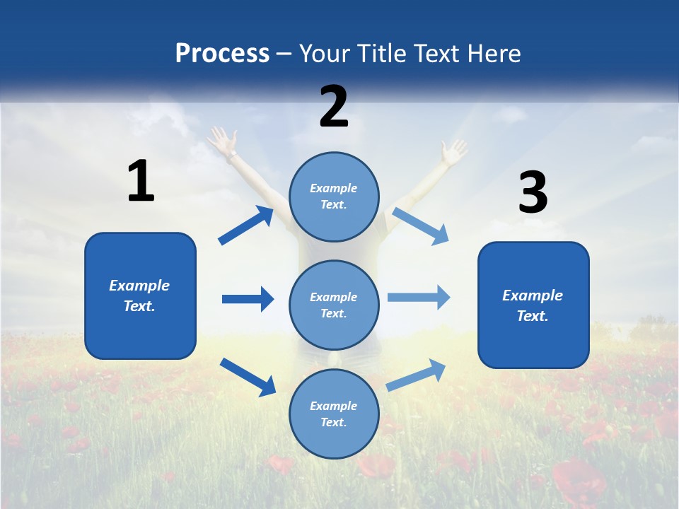 White Single Senior PowerPoint Template