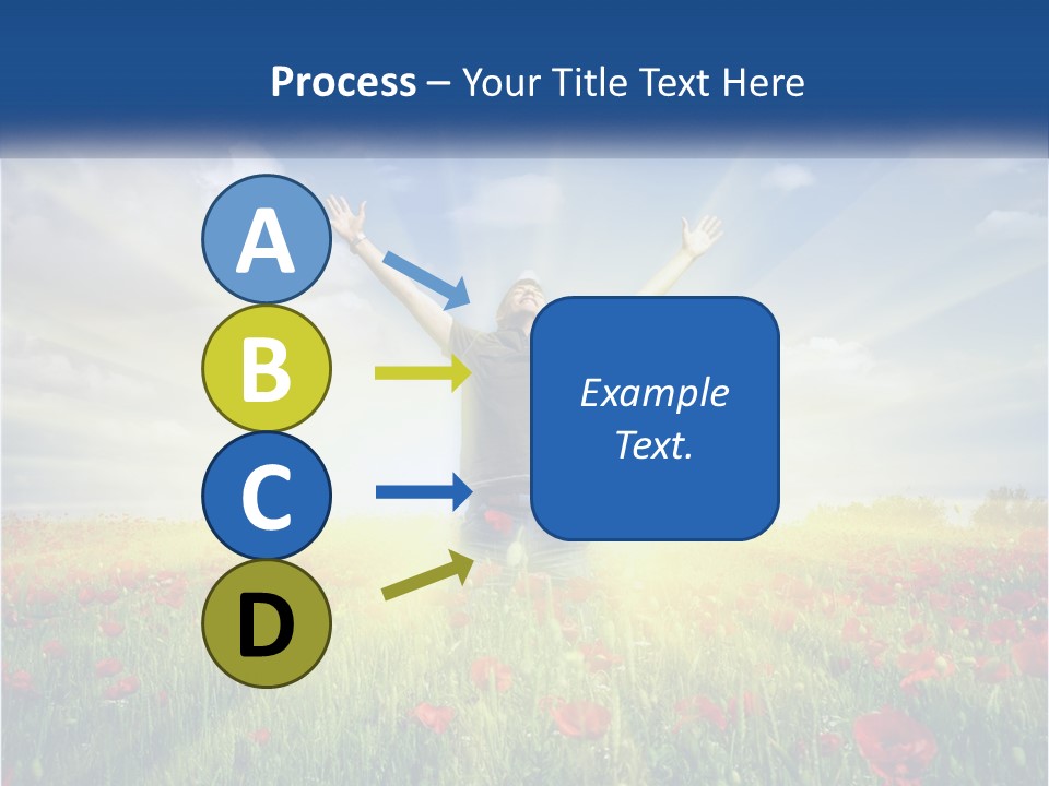 White Single Senior PowerPoint Template