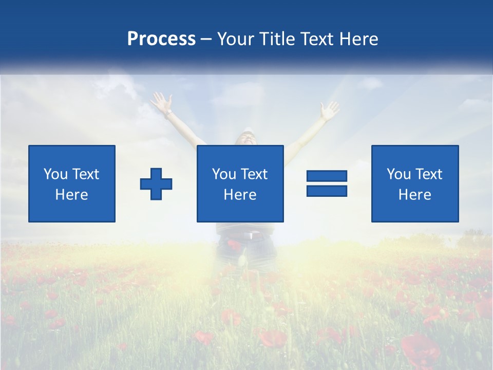 White Single Senior PowerPoint Template