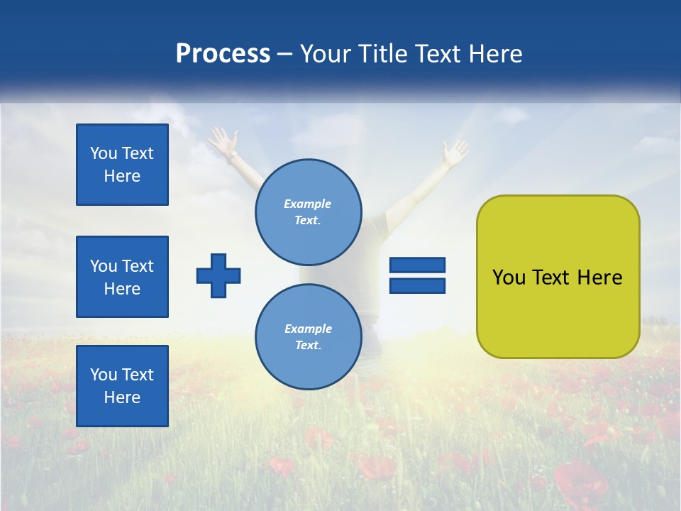 White Single Senior PowerPoint Template