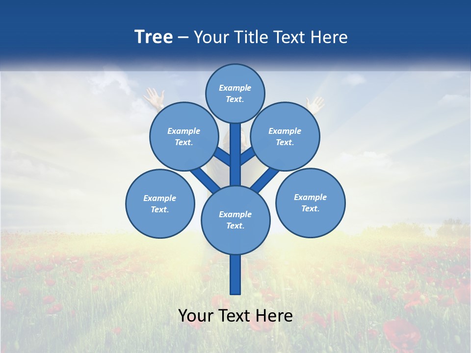 White Single Senior PowerPoint Template