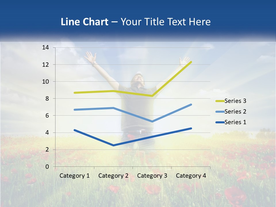 White Single Senior PowerPoint Template