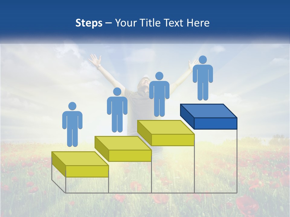 White Single Senior PowerPoint Template