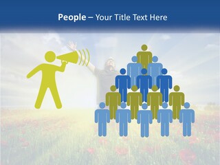 White Single Senior PowerPoint Template