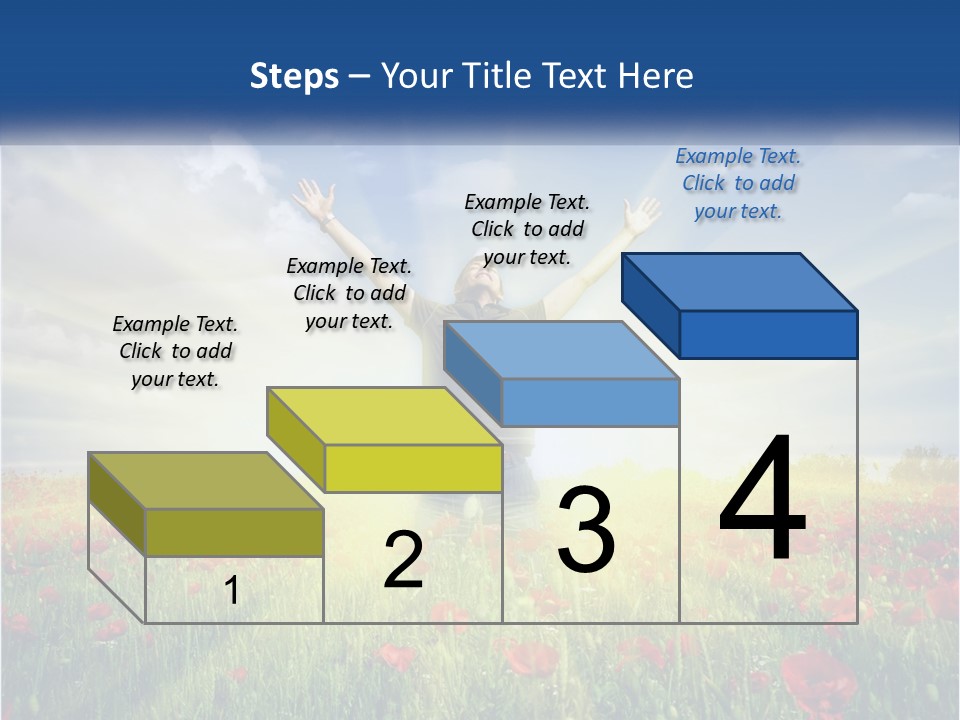 White Single Senior PowerPoint Template