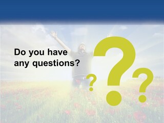 White Single Senior PowerPoint Template