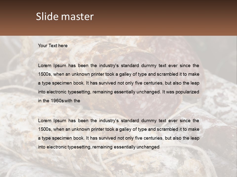 Water Wellness Lifestyle PowerPoint Template