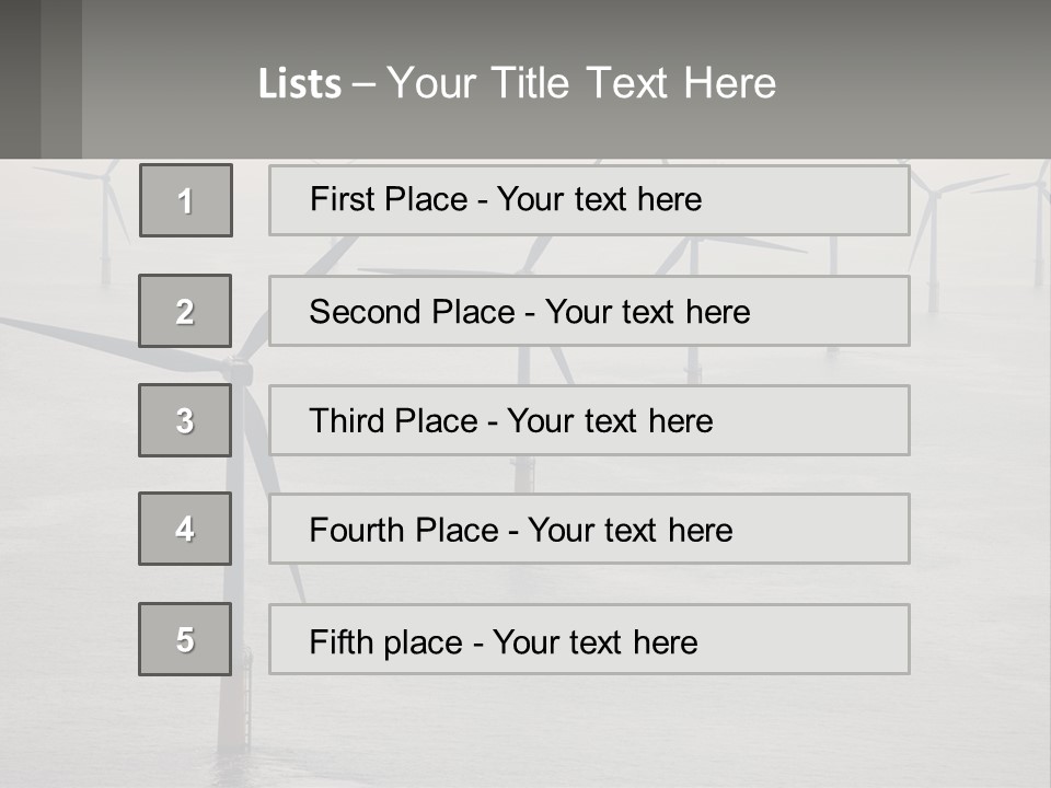 Lifestyle Ocean Older PowerPoint Template