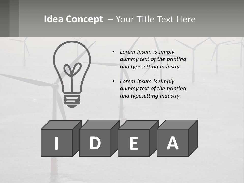 Lifestyle Ocean Older PowerPoint Template