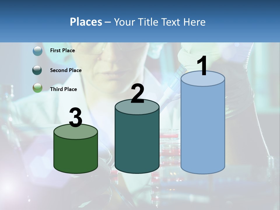 White Wave Senior PowerPoint Template