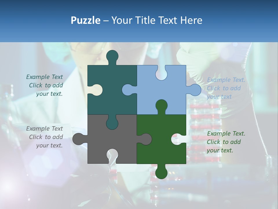 White Wave Senior PowerPoint Template